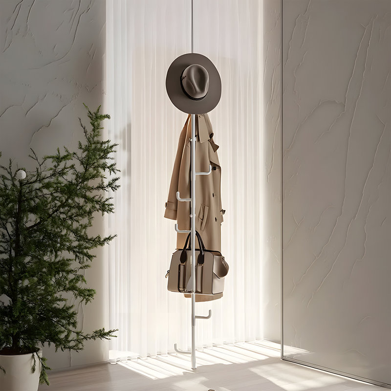 30cm Adjustable Clothing Rack, White