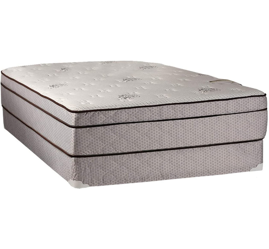 Remona 13'' Plush Innerspring Mattress and Box Spring Alwyn Home Mattress 