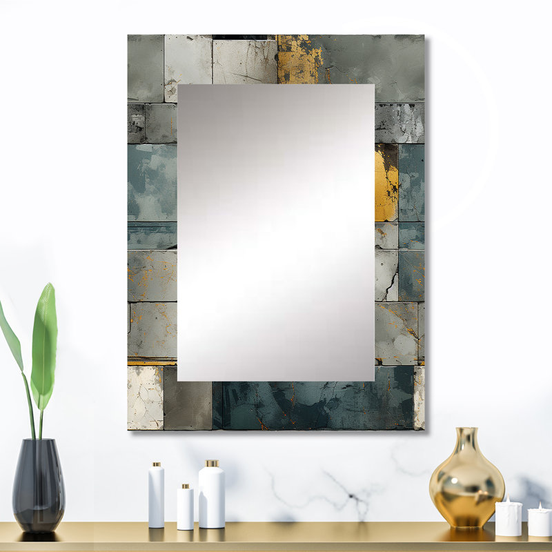 Hedya - Modern Rectangular Wall Mirror, 32 po x 24 po