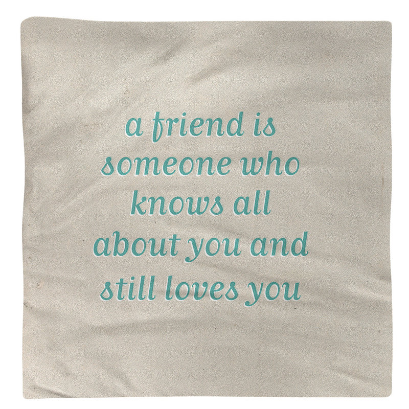 Polyester, Cotton No Pattern Square Napkin, White/Teal Offset, Polyester, 10" L x 10" W