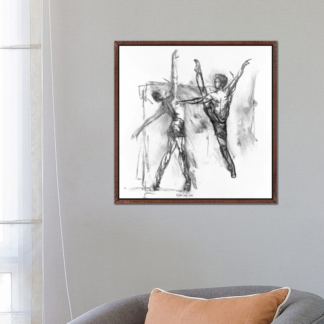 Tanzfigur V von Stellar Design Studio - Galerie-verpackte Leinwand Giclée auf Leinwand