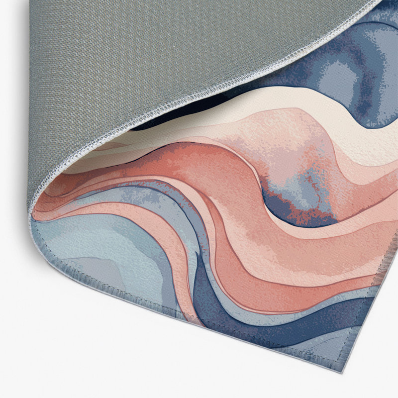Tapis intérieur et extérieur Lagoon Haze, Rectangle 1 pi 6 po x 2 pi 6 po