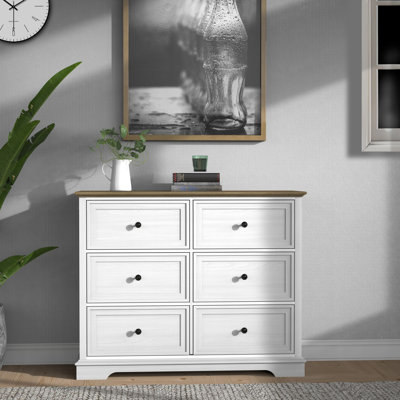 Cabinet Dresser Chest With 6 Drawers, Chest Of Drawers, Bedroom Dresser by Lark Manor
