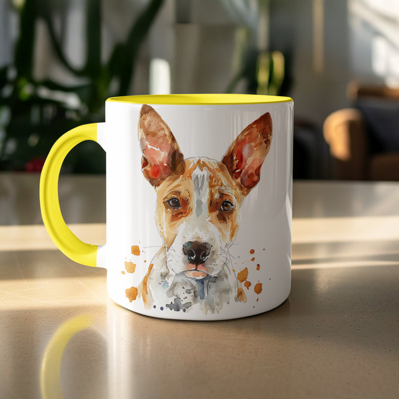 Mug, 3, Yellow