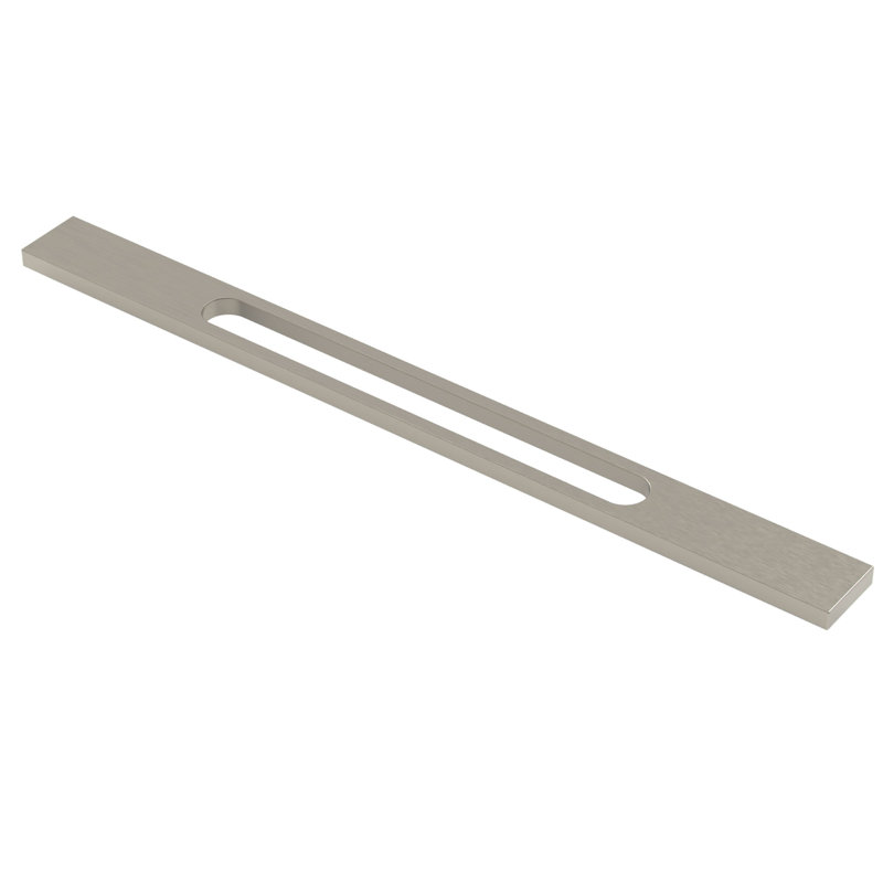 Poignée encastrée 13 7/8 po Magnum, Nickel brossé