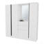 Armoire Minden, chambre à coucher, blanc