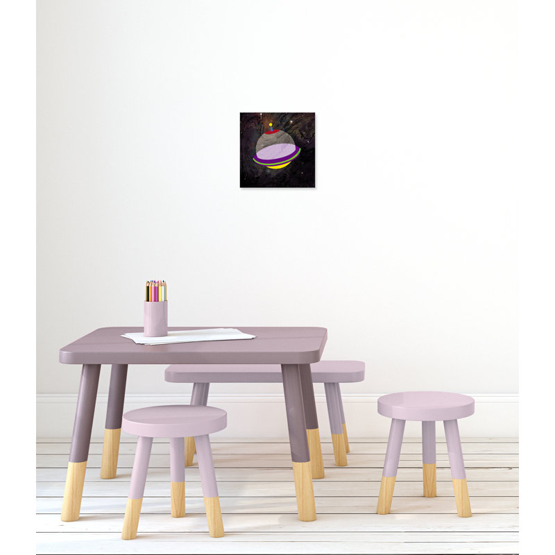Impression sur papier roulée «Spaceship Adventure Three», H 12 po x l 12 po x P 1,5 po, Canevas