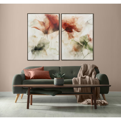 Art mural sur toile Faded Petals II