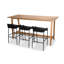 Knightly Outdoor Teak Bar Table