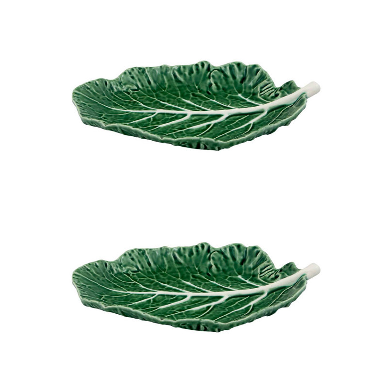 Cabbage Earthenware Salad/Dessert Plate