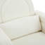 Chaise berçante en velours avec coussin Accent, confort ultime pour votre maison