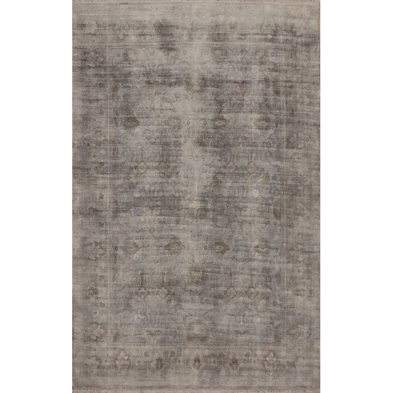 Tapis oriental fait à la main Oushak 6 x 8