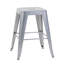 Tabouret à hauteur de comptoir 30 po, ensemble de 4 tabourets de bar en métal sans dossier, non empilable, amovible et facile à assembler, permettant d'économiser de l'espace pour un îlot de cuisine / bar / café / salle à manger-591688211-591688220-591688221