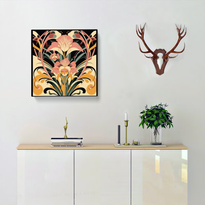 Floral Art Deco - No Frame Print