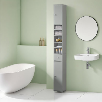 Munford Freestanding 20cm W Linen Cabinet