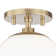 Luna Glass Semi Flush Mount