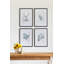 Set Of 4 Botanical Wall Art Prints, Home Decor For Living Room, Dining Room, Bedroom, Hallway, 20" X 28"