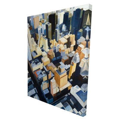 Manhattan View Empire State Building Canvas | Contemporary Decor