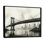 Gris pont suspendu à câble gris anthracite - Art mural sur toile