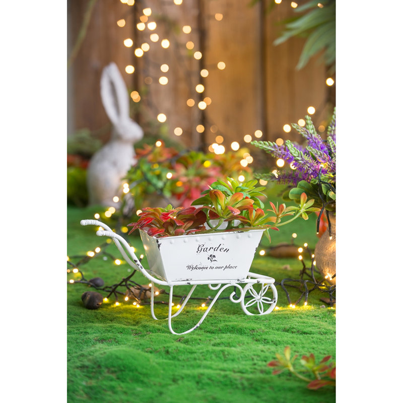 Biddlestone Iron Indoor / Outdoor Wheelbarrow Planter