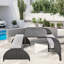 Chaise de patio avec coussins Adren-1425298888