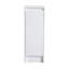Armoire de rangement de salle de bain autoportante 36 po, portes à fermeture douce, blanc brillant, contreplaqué, emballage Kd, combinaison 12 po X3 (convient pour la salle de bain, la cuisine, la salle d'étude, la chambre à coucher, etc.)