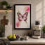 Butterfly in Bloom Botanical - Wrapped Canvas-584570473-584570479