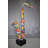 Modern Art Graffiti Saxophone Statue Made of Resin - Kingsland Music-Inspired Decor, 15" x 9" x 29"H