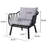 Huron Outdoor PP Club Chair (Set Of 2)-1723147743