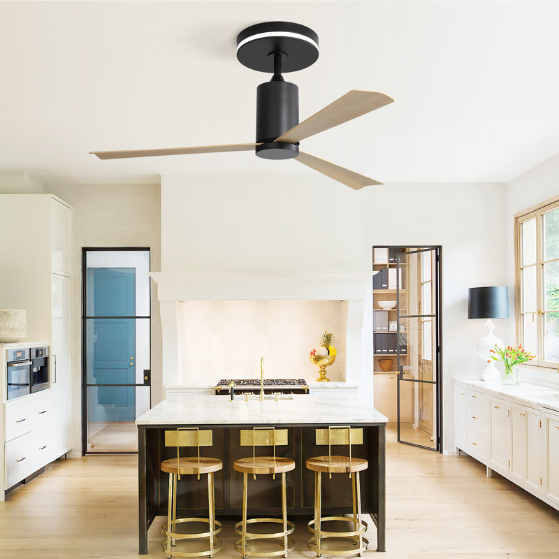 KempBlan Ventilateur de plafond intérieur / extérieur avec lumière DEL et télécommande