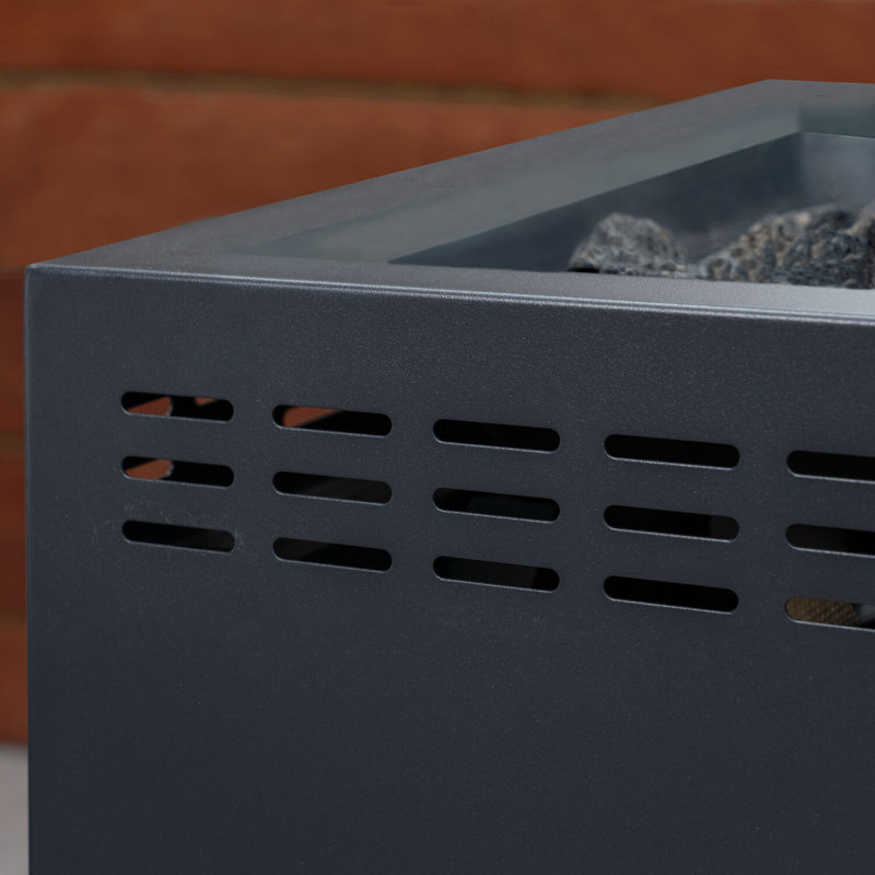 Cheon Column Steel Propane Smokeless Fire Column