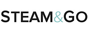 Logo Steam & Go Unscented Demineralized Steam Mop Water