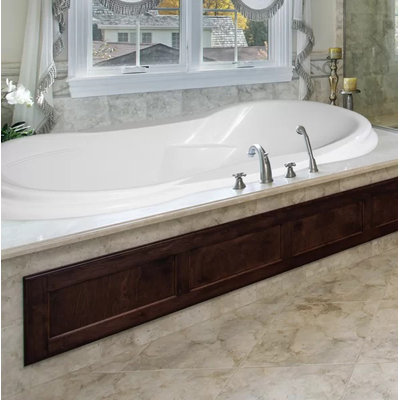 Vanessa 72.5'' x 42'' Air Acrylic Bathtub