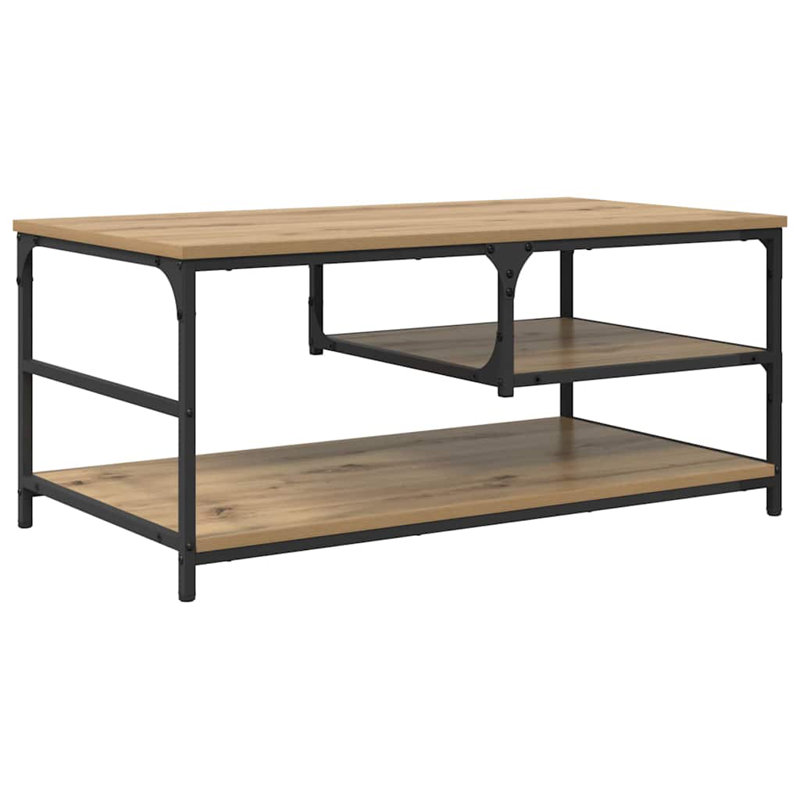 Coffee Table with Storage, Artisan Oak