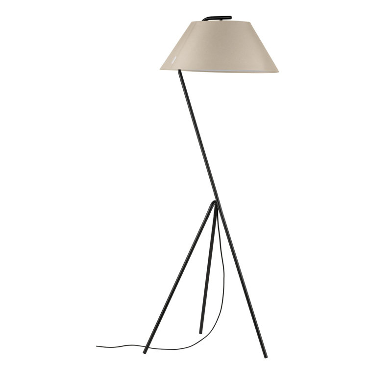 Tadashi 154cm Black Tripod Floor Lamp