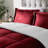 Swift Home Ultra-Plush 3-Piece Reversible Micro-Mink & Sherpa Comforter Set, Soft Warm Lightweight Bedding with Matching Pillow Shams, Twin, Burgundy-196157205-192596856