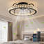 50cm Dimmable Crystal Ceiling Fan with LED Light and Remote Control and APP-1743438266