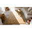 Warm Casual Antique Navajo Native American Flat Weave Rug