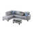 Similicuir gris est en rupture de stock
