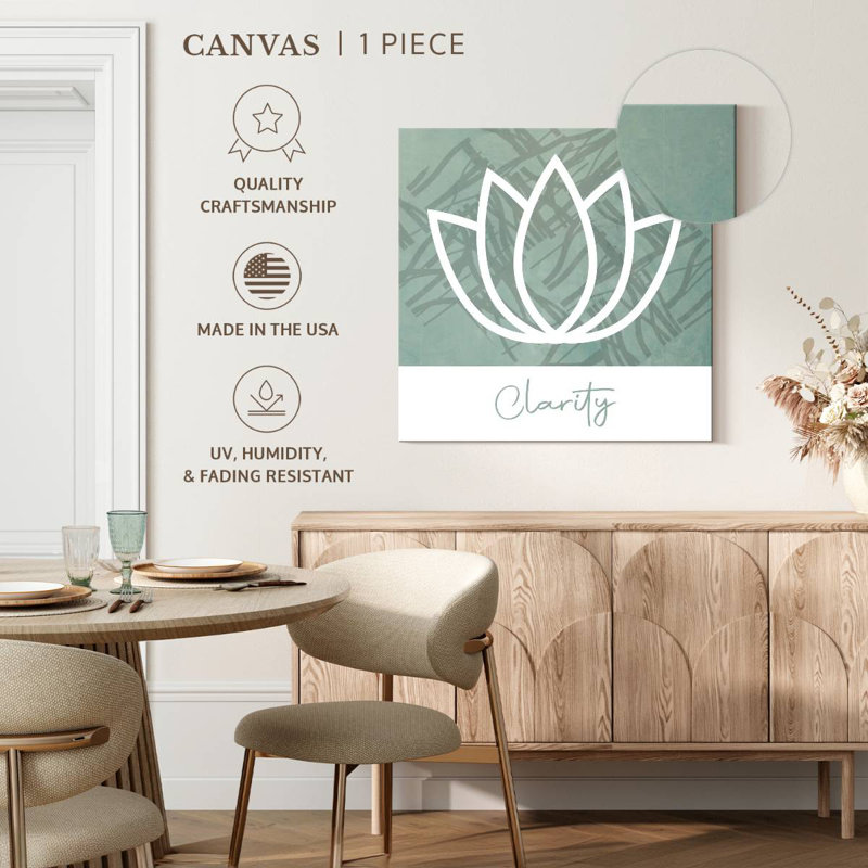 Tergel Clarity Lotus, 10" H x 10" W