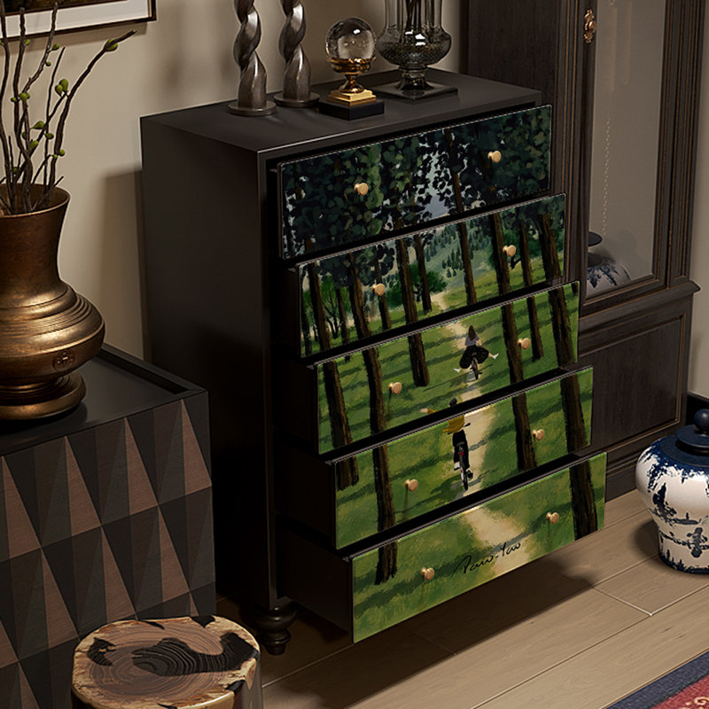 Petite armoire de décoration française moderne