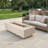 Granville 60” Concrete Fire Table – Frosted Cream White-831283747-862181393