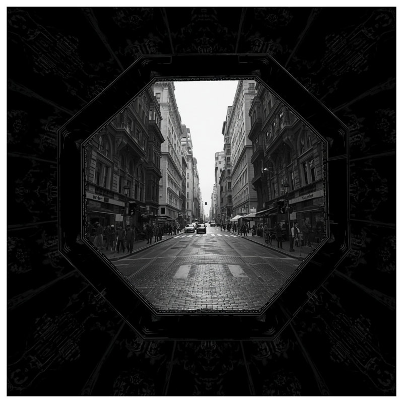 Coussins décoratifs monochromes City Street, 18 x 18 pouces