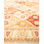 Tapis sable noué à la main de conception unique 9 pi 2 po x 12 pi 4 po Rilei