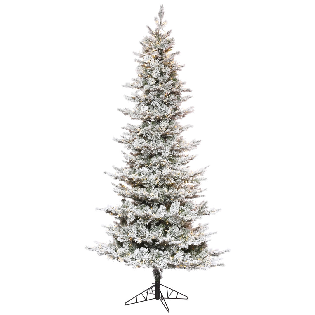 Kiana Flocked Pine Artificial Christmas Tree Steelside™