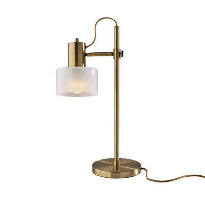 Lampe de bureau en métal Carmina Shireen