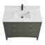 42" Solid Wood Sink Vanity With 1' Top-156350446-156350447-139027321