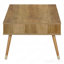 Table basse rectangulaire en noyer de 44 po L 44 po