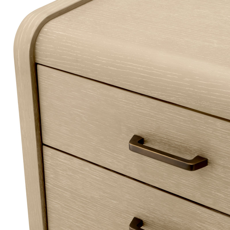 Nightstand Joane, Washed Oak