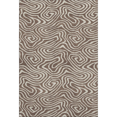 Premium Machine Washable Guada AMF1020 Swirls Rug